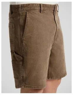 Johnny Bigg Kendrick Carpenter Short in Tobacco