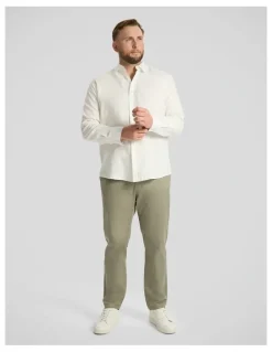Johnny Bigg Ledger Stretch Chino in Moss