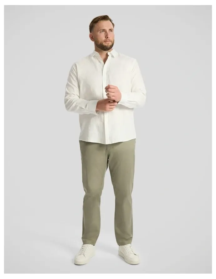 Johnny Bigg Ledger Stretch Chino in Moss