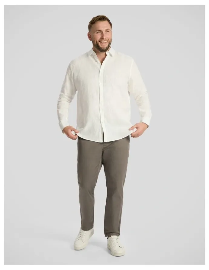 Johnny Bigg Ledger Stretch Chino in Walnut