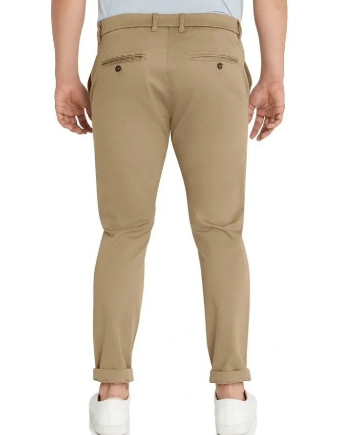Johnny Bigg Ledger Stretch Chino in Beige