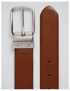 Johnny Bigg Leon Stretch Reversible Belt in Black