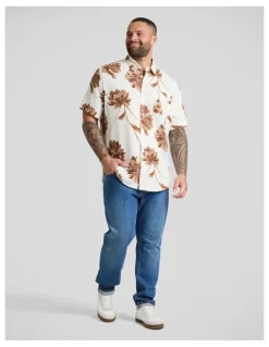 Johnny Bigg Lilium Print Shirt in White