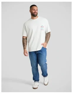Johnny Bigg Local Relaxed Fit Tee in White