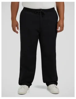 Johnny Bigg Madrid Linen Blend Pant in Black