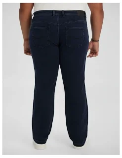 Johnny Bigg Maison Regular Knit Jean in Navy