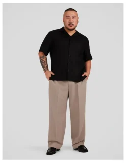 Johnny Bigg Marlon Relaxed Fit Trouser in Taupe