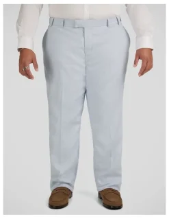 Johnny Bigg Matteo Linen Dress Pant in Sky