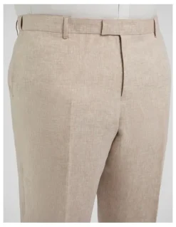 Johnny Bigg Matteo Linen Dress Pants in Natural