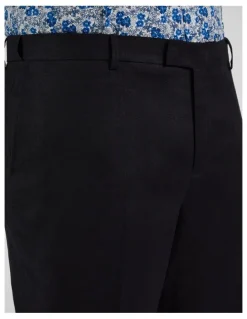 Johnny Bigg Matteo Linen Dress Pants in Navy