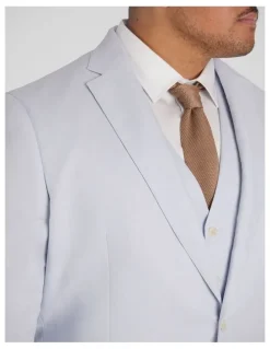 Johnny Bigg Matteo Linen Suit Jacket in Sky