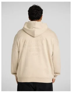 Johnny Bigg Monde Relaxed Fit Hoodie in Beige