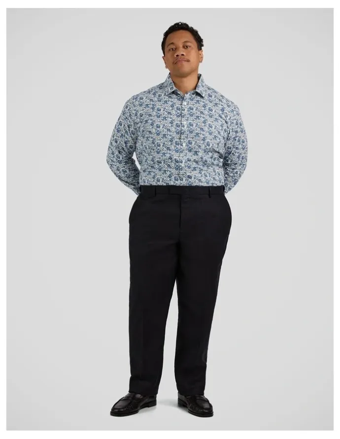 Johnny Bigg Nelson Floral Shirt in Blue