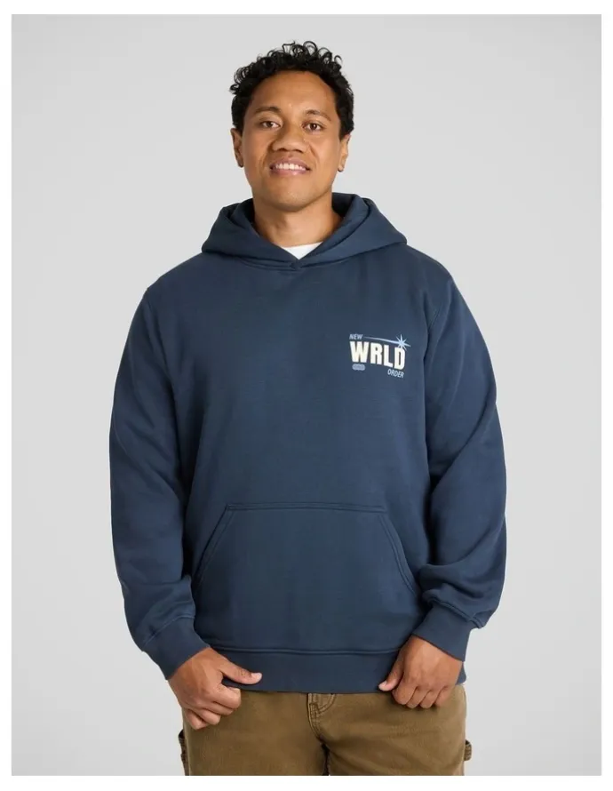Johnny Bigg New World Regular Fit Hoodie in Petrol