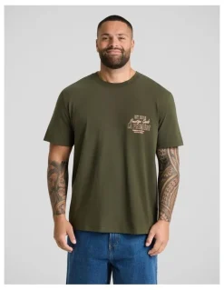 Johnny Bigg Prestige Stretch Classic Tee in Olive
