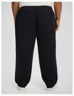 Johnny Bigg Ravello Linen Blend Pant in Black