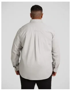 Johnny Bigg Relax Fit Twill Shirt in Glacier