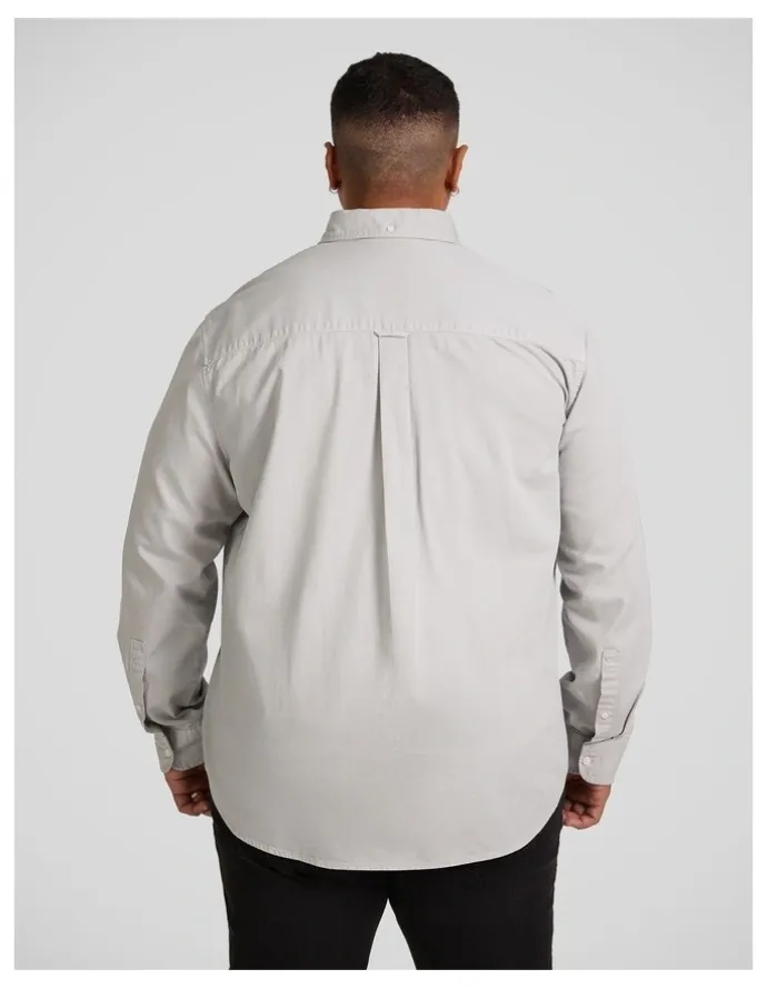 Johnny Bigg Relax Fit Twill Shirt in Glacier