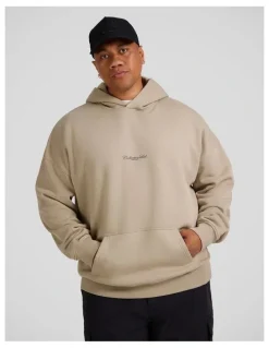 Johnny Bigg Relaxed Fit Collective Hoodie in Sand