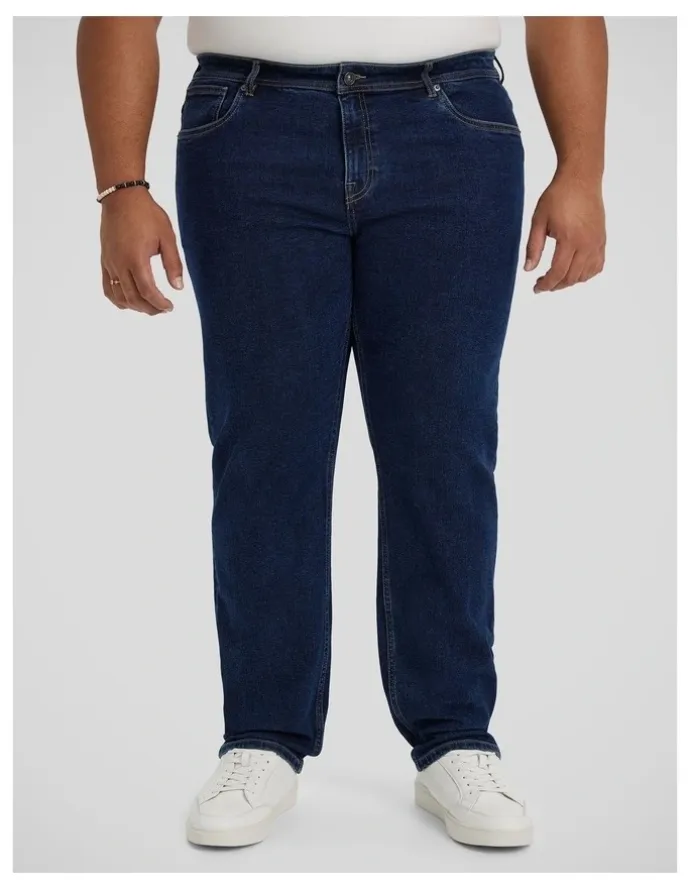 Johnny Bigg Ronnie Tapered Fit Jeans in Indigo