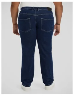 Johnny Bigg Ronnie Tapered Fit Jeans in Indigo