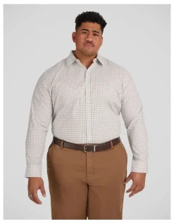 Johnny Bigg Seth Check Shirt in White
