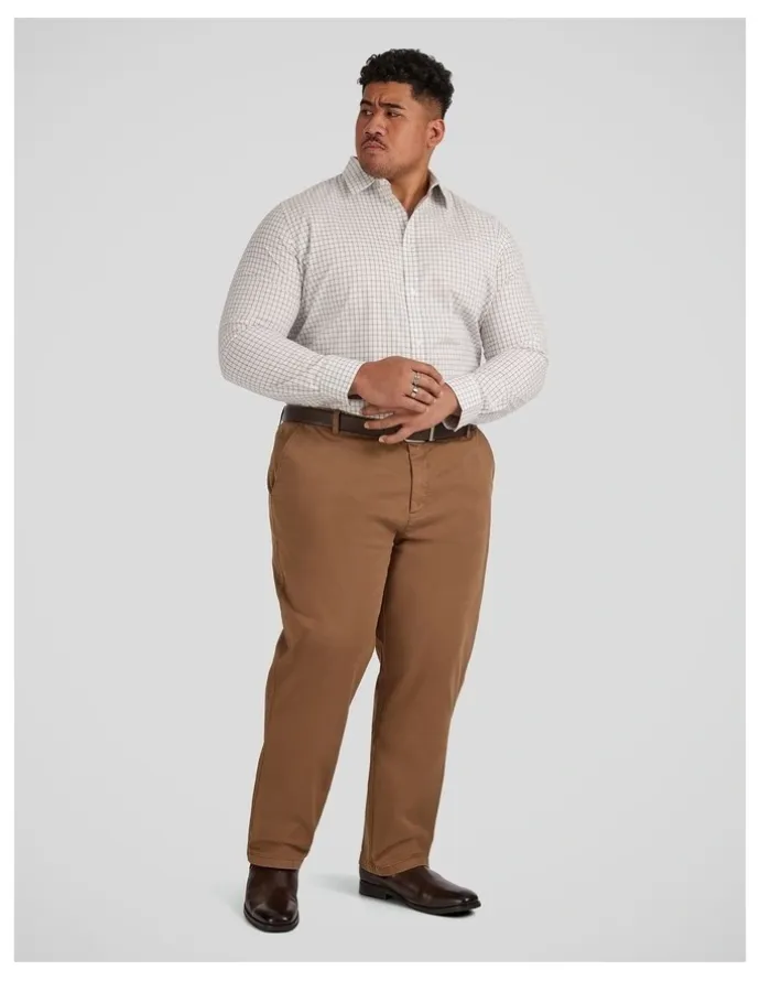 Johnny Bigg Seth Check Shirt in White