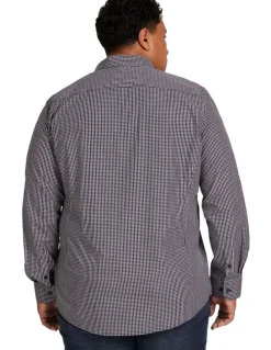 Johnny Bigg Simon Easy Care Check Shirt in Navy