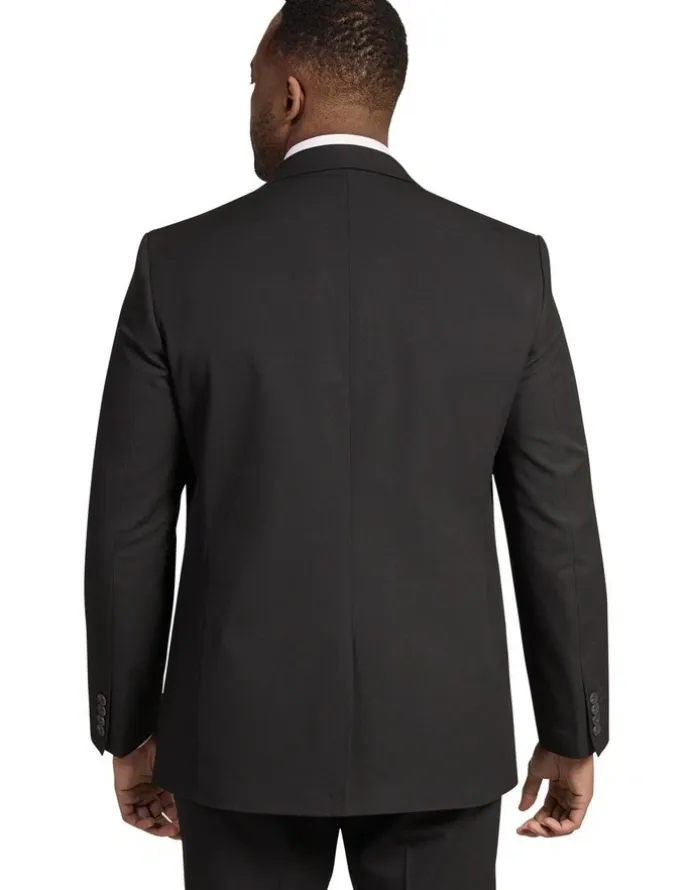 Johnny Bigg Tanner Stretch Suit Jacket in Black