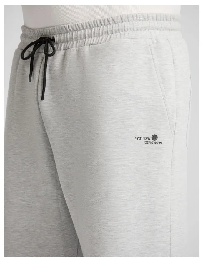 Johnny Bigg Tech Straight Track Pant in Grey Marle
