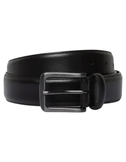 Johnny Bigg The Arlington Black Genuine Leather Belt