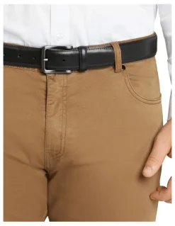 Johnny Bigg The Arlington Black Genuine Leather Belt