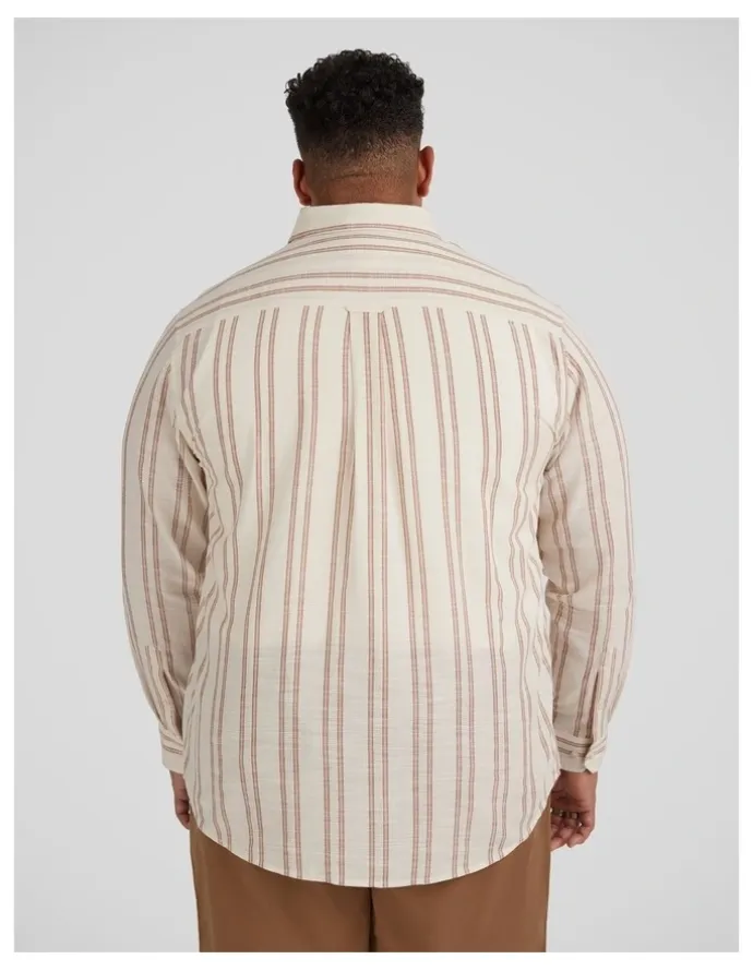 Johnny Bigg Venice Stripe Shirt in White