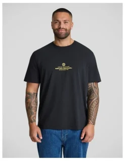 Johnny Bigg Verified Stretch Classic Tee in Black