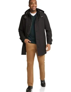 Johnny Bigg Wales Hood Coat in Black