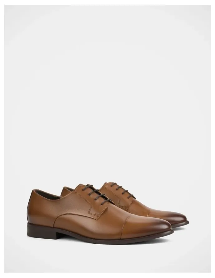 Julius Marlow Axiom Shoes in Cognac