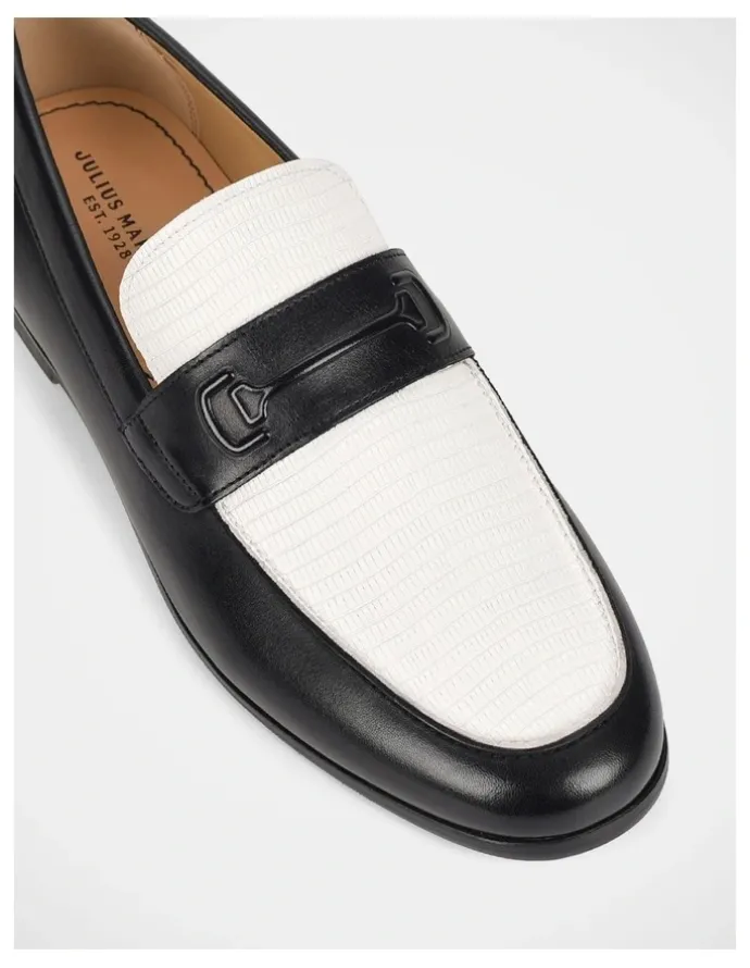 Julius Marlow Cade Shoes In Black/White