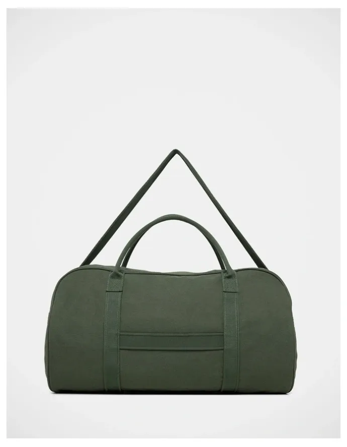 Julius Marlow Canvas Duffle Bag In Green