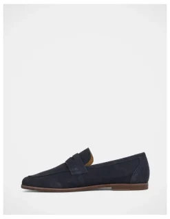 Julius Marlow Coupe Shoes in Ocean Suede