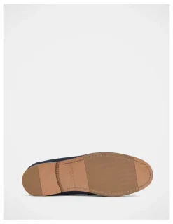 Julius Marlow Coupe Shoes in Ocean Suede