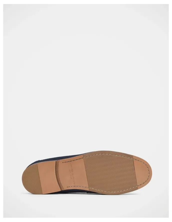 Julius Marlow Coupe Shoes in Ocean Suede