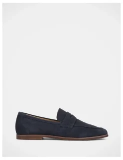 Julius Marlow Coupe Shoes in Ocean Suede