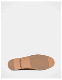 Julius Marlow Coupe Shoes in Almond Suede