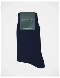 Julius Marlow Dress Socks in Navy