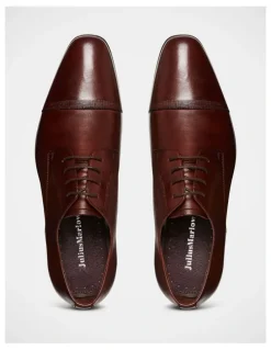 Julius Marlow Jaded Lace Up Dress Shoes in Mocha