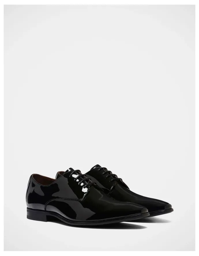 Julius Marlow Lace Up Dress Shoe in Jet Black