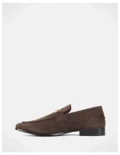 Julius Marlow Lexicon Shoes in Brown Suede