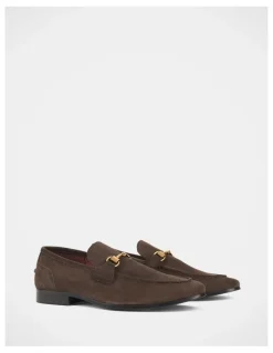Julius Marlow Lexicon Shoes in Brown Suede