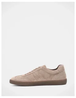 Julius Marlow Oxide Sneakers in Bark Suede