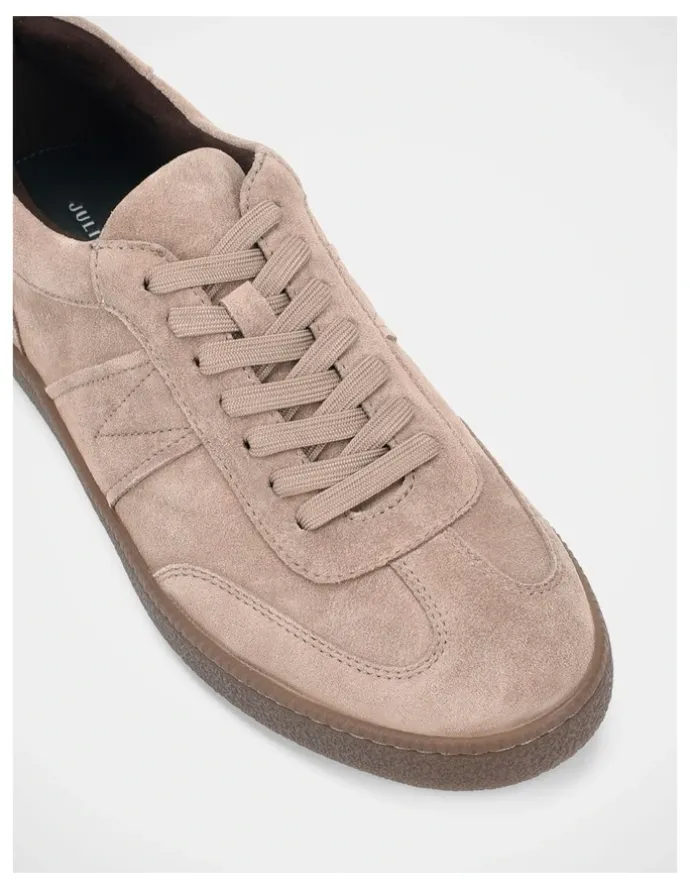 Julius Marlow Oxide Sneakers in Bark Suede